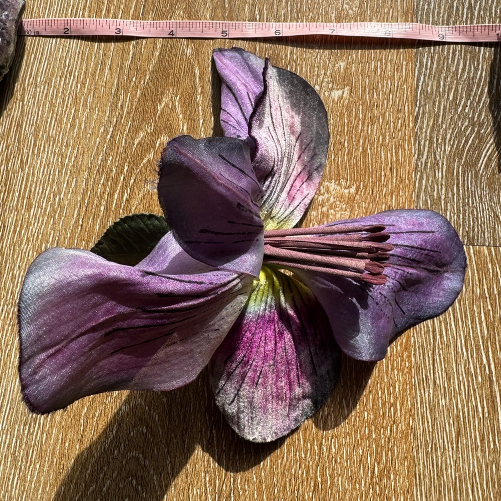 Large Glam Purple Orchid Hair Flower